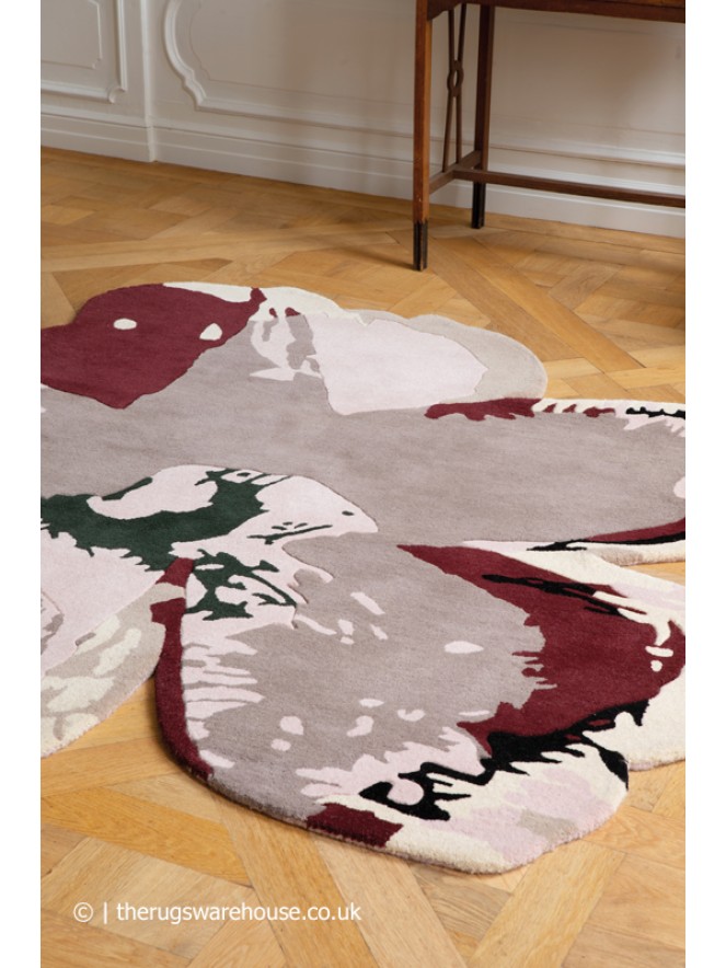 Magnolia Burgundy Rug - 3