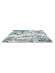 Toile Light Blue Rug - Thumbnail - 4