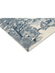 Toile Light Blue Rug - Thumbnail - 5