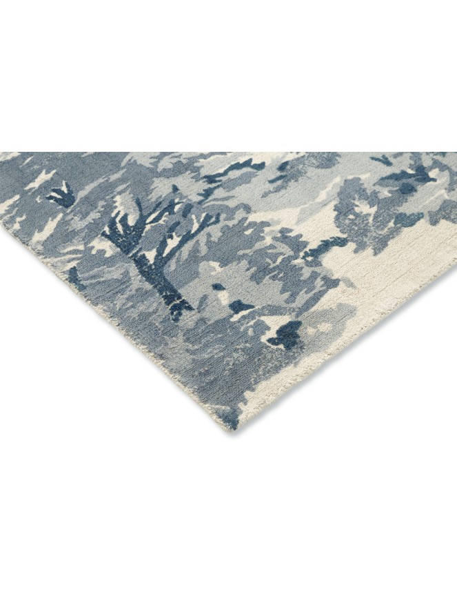 Toile Light Blue Rug - 5