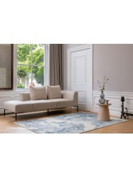 Toile Light Blue Rug - Thumbnail - 2