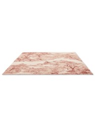 Toile Light Pink Rug - Thumbnail - 4