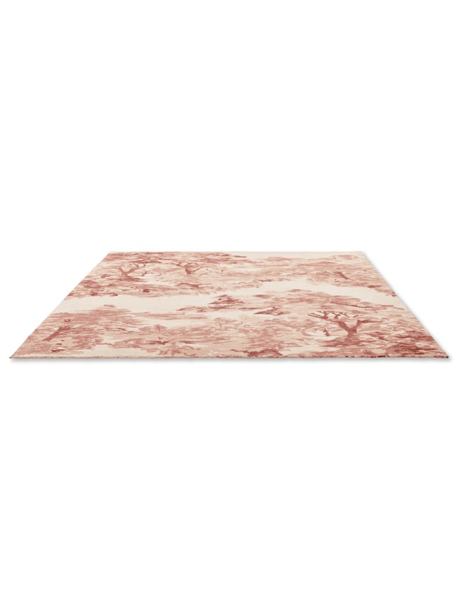 Toile Light Pink Rug - 4