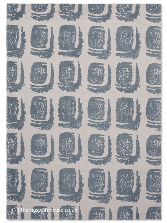 Woodblock Grey Rug - 7