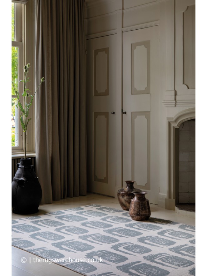 Woodblock Grey Rug - 2