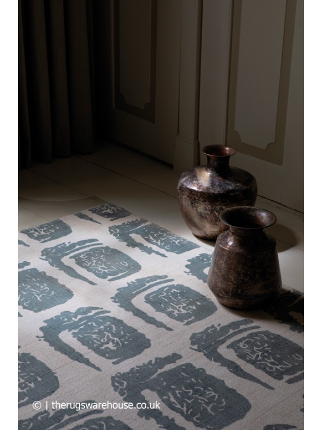 Woodblock Grey Rug - 3