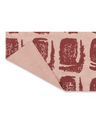 Woodblock Red Rug - Thumbnail - 6