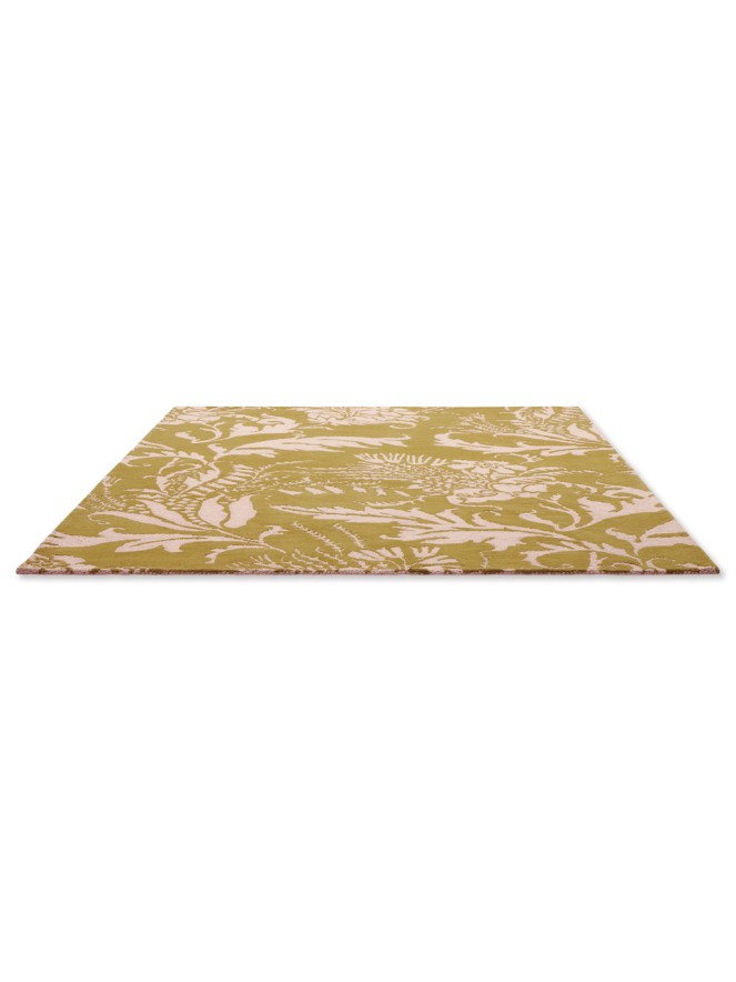 Baroque Yellow Rug - 4