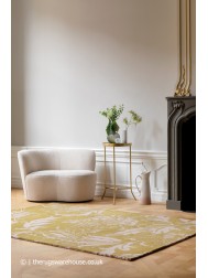 Baroque Yellow Rug - Thumbnail - 2