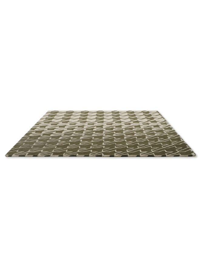 Houndstooth Grey Rug - 3