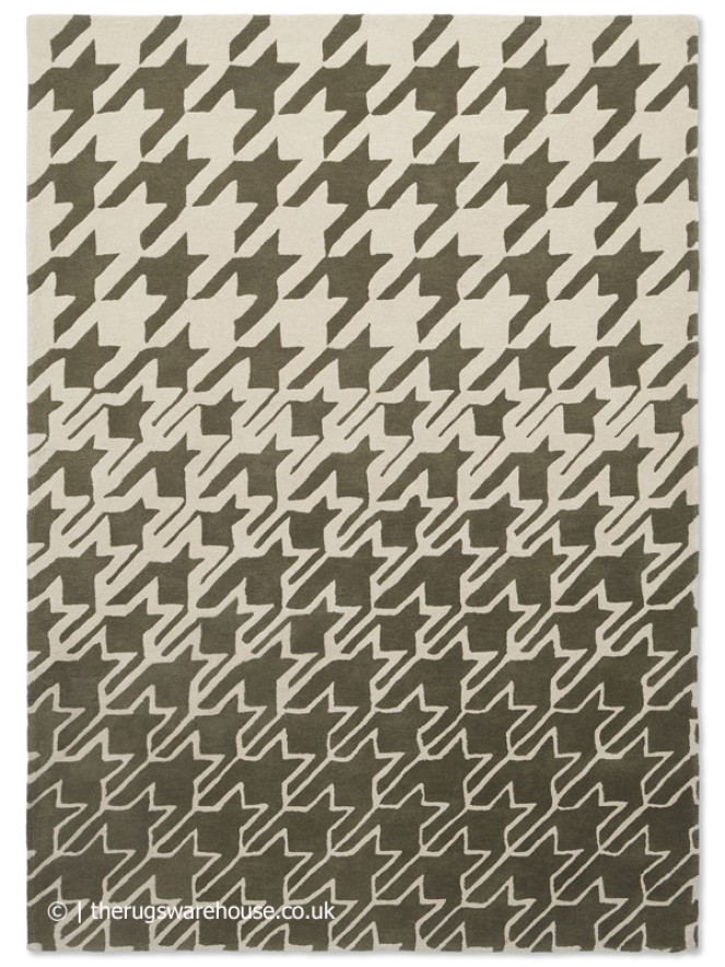 Houndstooth Grey Rug - 6