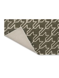 Houndstooth Grey Rug - Thumbnail - 5