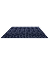 Houndstooth Dark Blue Rug - Thumbnail - 4