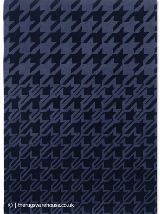 Houndstooth Dark Blue