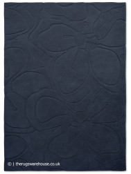 Magnolia Dark Blue Rug - Thumbnail - 6