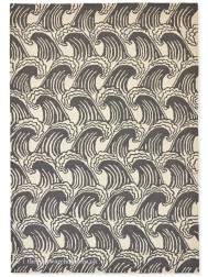 Ride The Wave Liquorice Rug - Thumbnail - 7