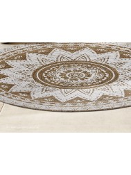 Africa Chainstitch Round Rug - Thumbnail - 3