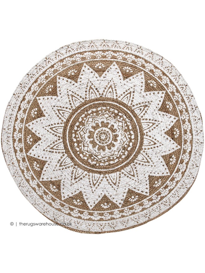 Africa Chainstitch Round Rug - 6