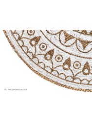 Africa Crochet Round Rug - Thumbnail - 4