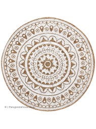 Africa Crochet Round Rug - Thumbnail - 6