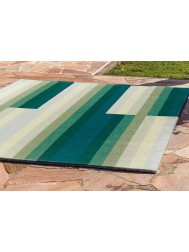 Altea Vertical Stripes Green Rug - Thumbnail - 3