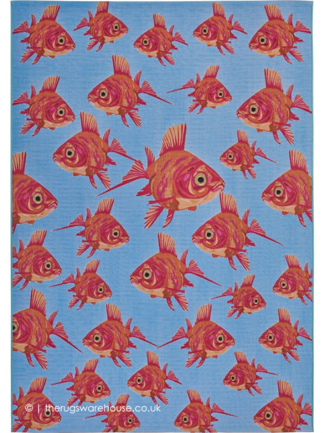 Gold Fish Rug - 6