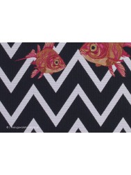 Zig Zag Fish Rug - Thumbnail - 3