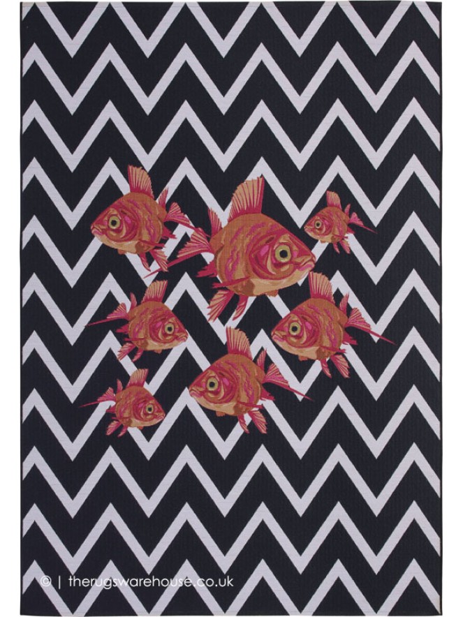 Zig Zag Fish Rug - 4