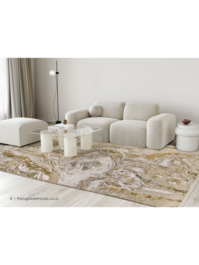 Diva Beige Brown Rug - 2