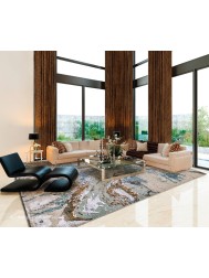 Diva Beige Grey Rug - Thumbnail - 2