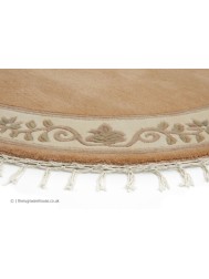 Classica Apricot Circle Rug - Thumbnail - 4