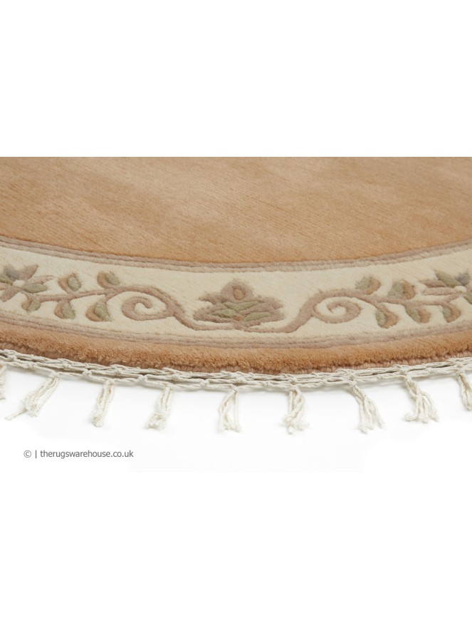 Classica Apricot Circle Rug - 4