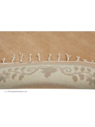 Classica Apricot Circle Rug - Thumbnail - 8