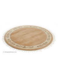 Classica Apricot Circle Rug - Thumbnail - 3