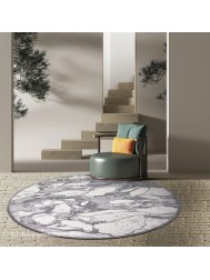 Marbelito Light Mix Round Rug - Thumbnail - 2