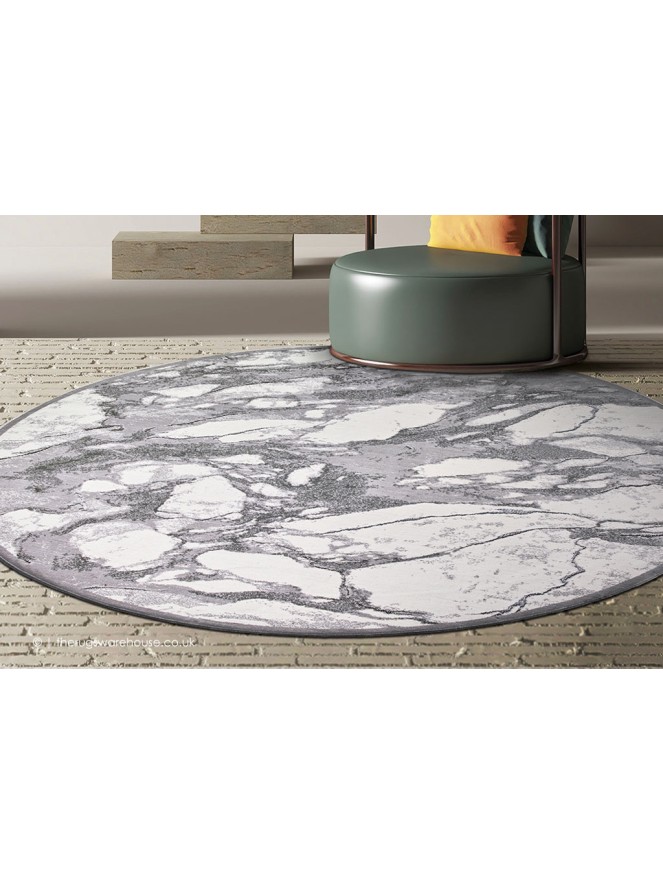 Marbelito Light Mix Round Rug - 3