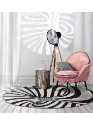 Optical Round Rug - Thumbnail - 2