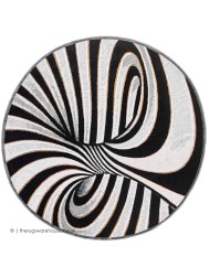 Optical Round Rug - Thumbnail - 5