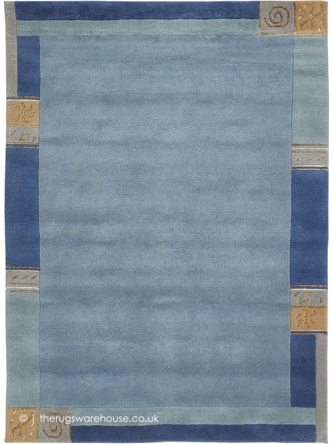 Manali Blue Rug - 10