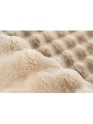 Foam Fur Beige Rug - Thumbnail - 3