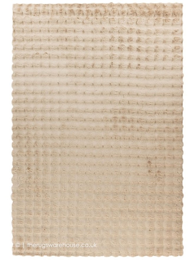 Foam Fur Beige Rug - 6