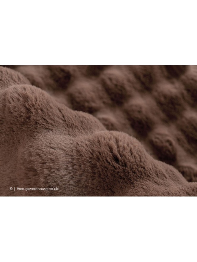 Foam Fur Brown Rug - 3