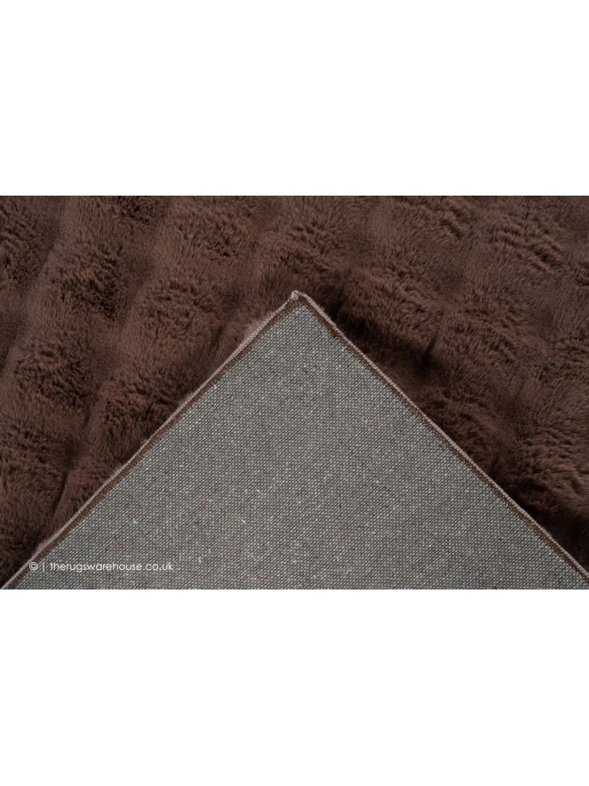 Foam Fur Brown Rug - 4