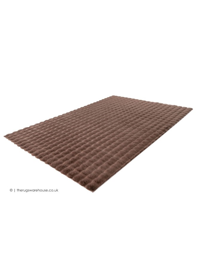 Foam Fur Brown Rug - 5