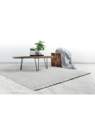 Foam Fur Silver Rug - Thumbnail - 2