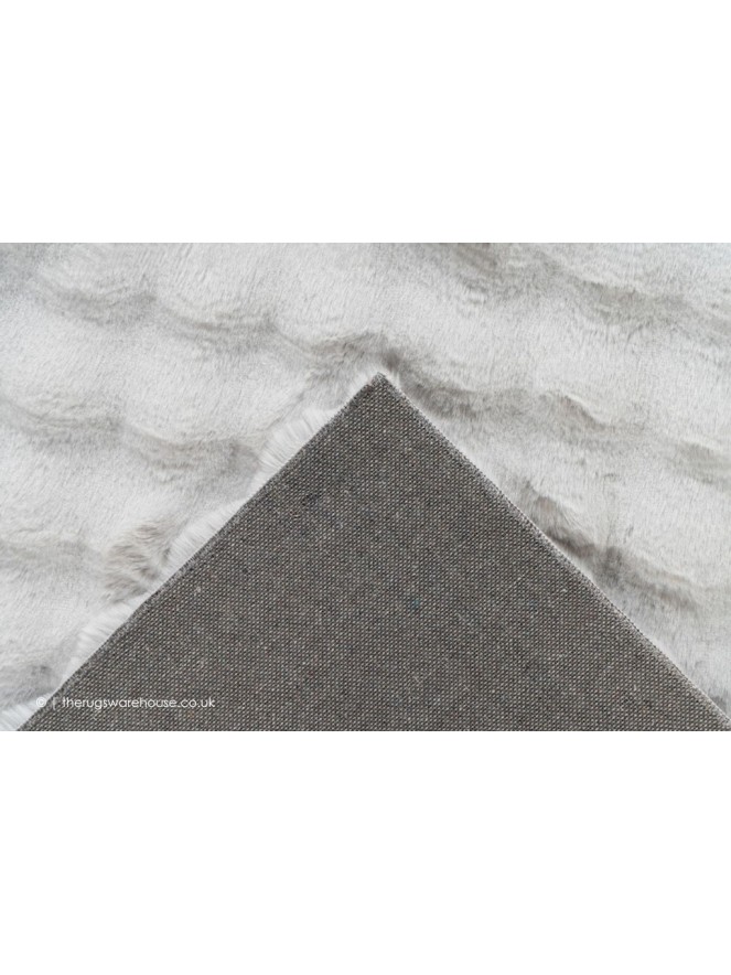 Foam Fur Silver Rug - 4