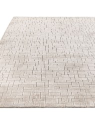 Glaze Silver Tetris Rug - Thumbnail - 3