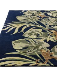 Monkey Business Indigo Rug - Thumbnail - 3