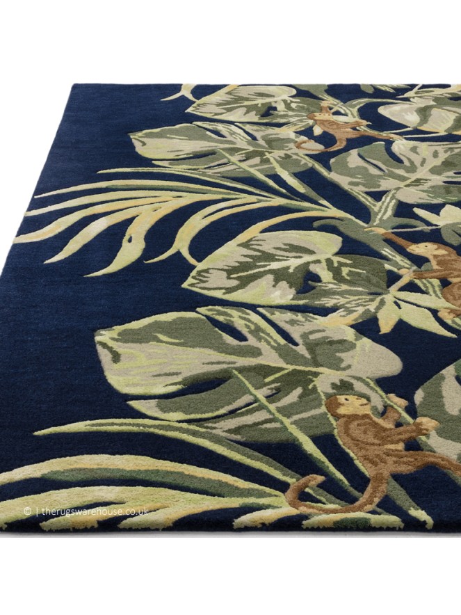 Monkey Business Indigo Rug - 3