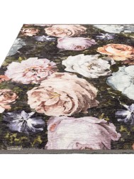 Floretta Charcoal Blush Rug - Thumbnail - 4